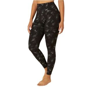 Beyond Yoga Black Printed Leggings